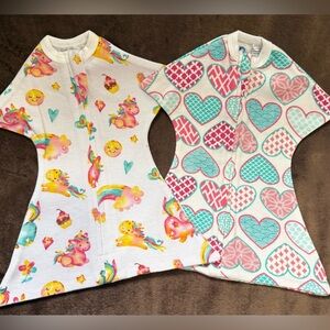 Sleeping Baby Zipadee Zip Sleep Sacks 2-pack Preemie Swaddles